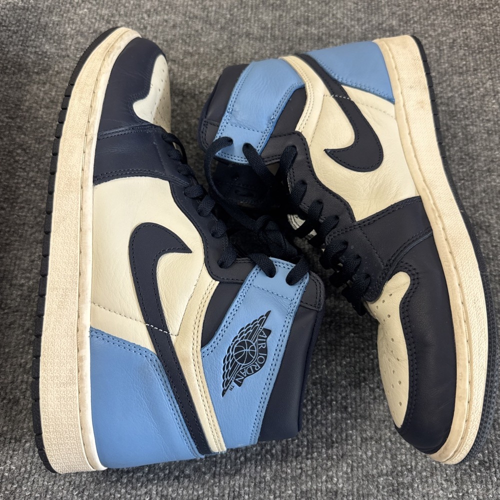 Size 12 - Jordan 1 Retro OG High Obsidian UNC 2019 - Picture 3 of 7